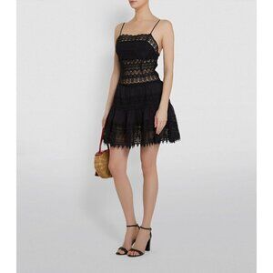 CHARO RUIZ IBIZA Joya Dress in Black XSmall New Womens Mini Aline Fit and Flare
